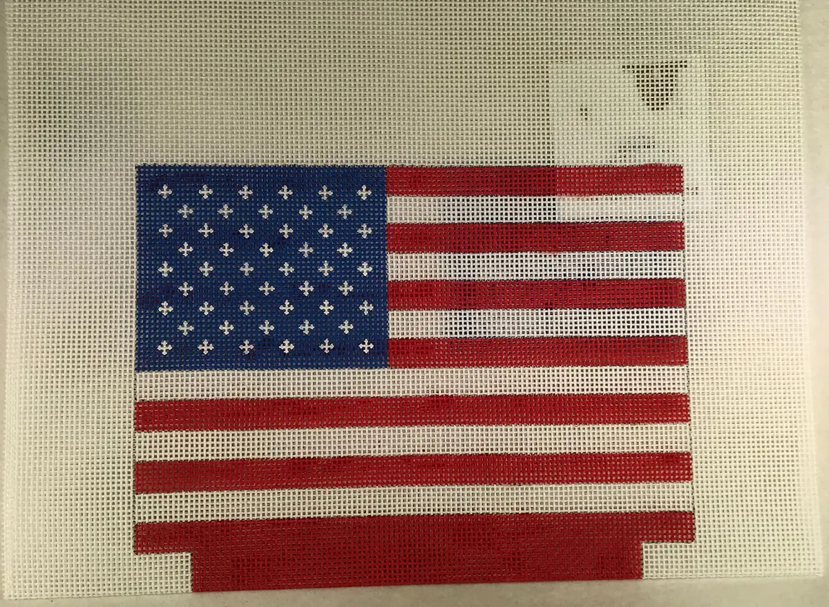 Kimberly Ann Needlepoint Mb 11 American Flag 1