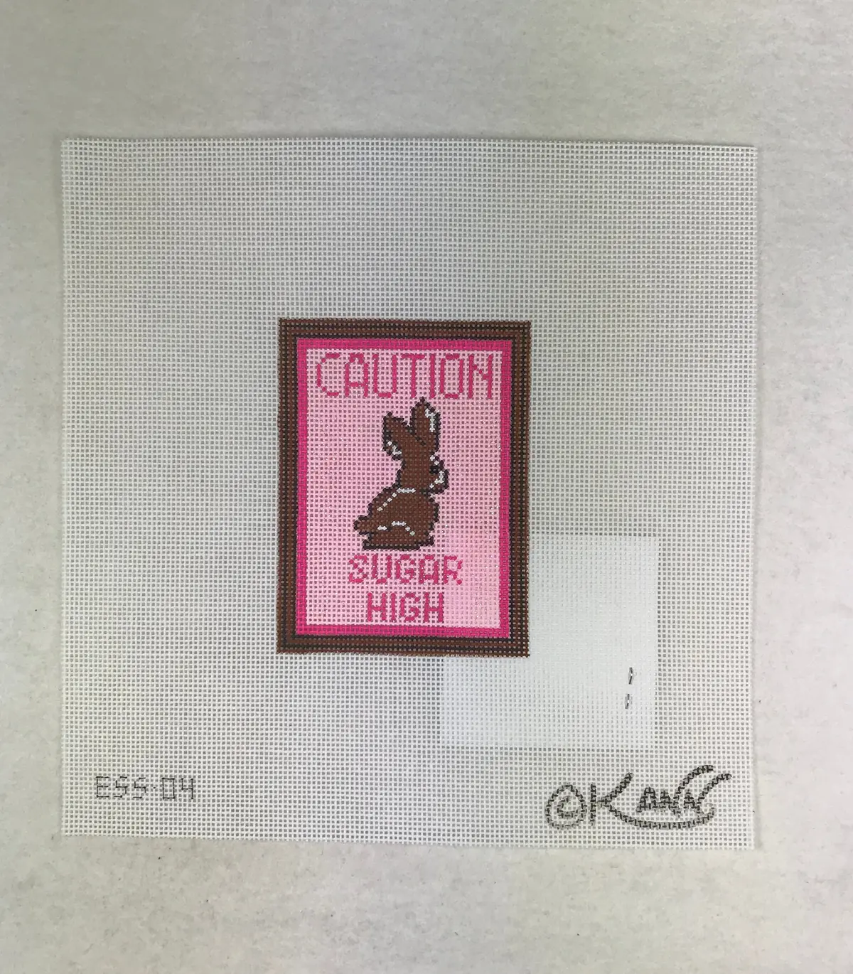 Kimberly Ann Needlepoint Ess 04 Caution Sugar High 1