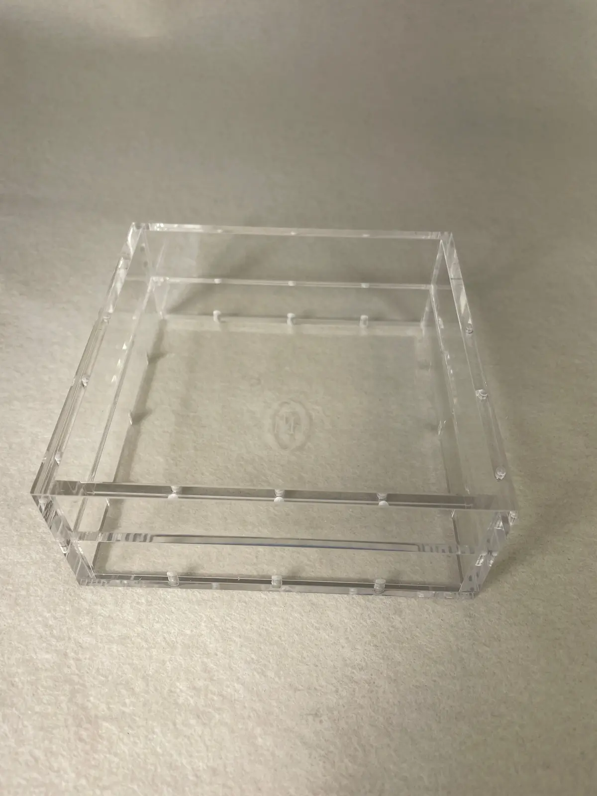 The Minted Design 4.25" Square Magnetic Acrylic Tray 1