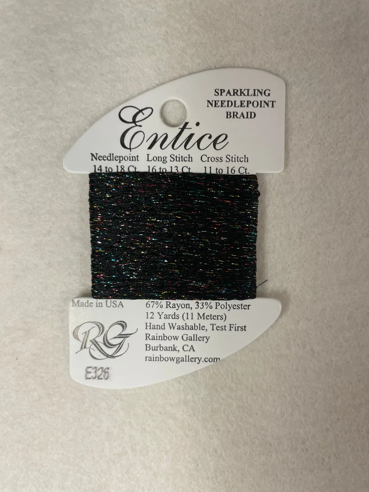 Entice E326 Black Sparkle 1