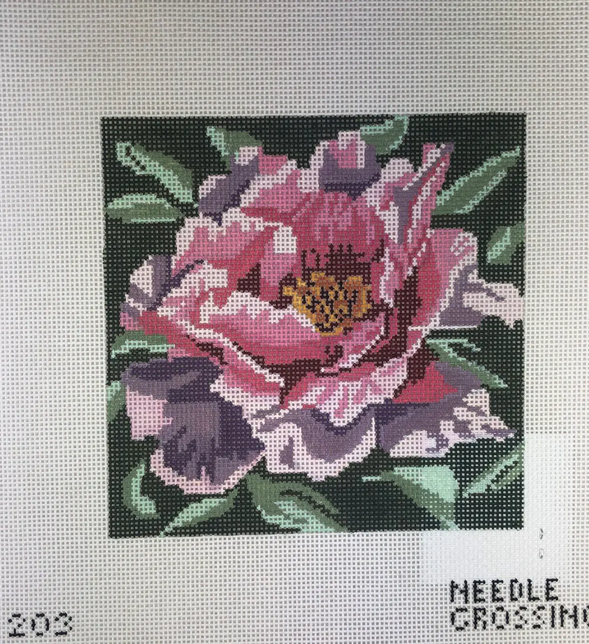 Needle Crossings Nc203-13 Pink Tree Peony 1