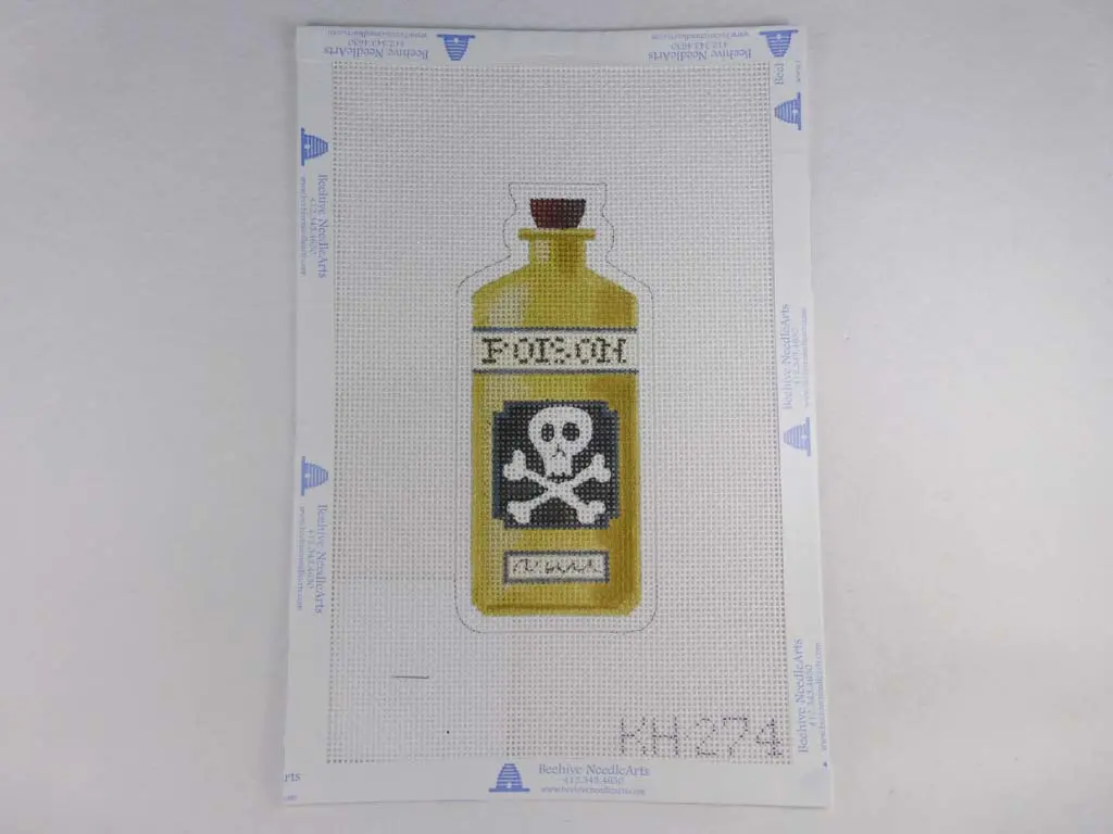 * Burnett And Bradley Kb274 Poison Halloween Bottle 1