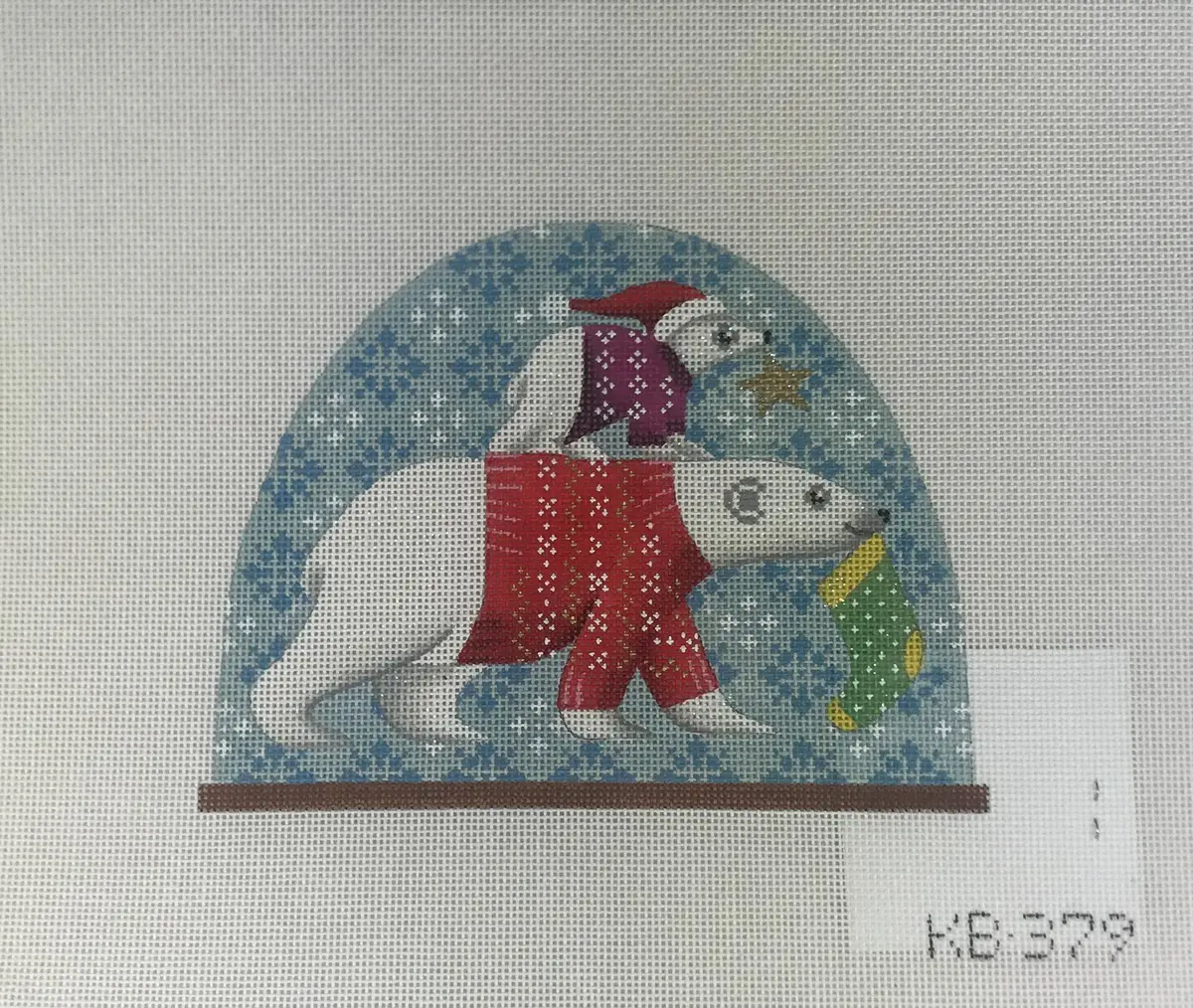 *Sale Burnett & Bradley Kb379 Polar Bear Snowdome 1