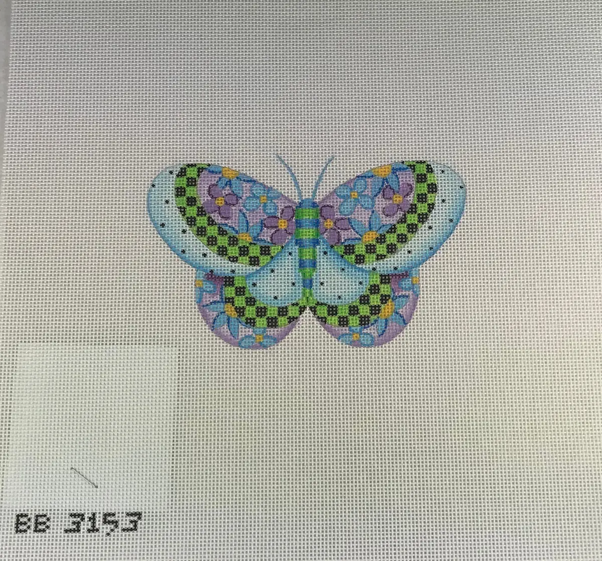Kirk & Bradley Bb3153 Purple & Blue Butterfly 1
