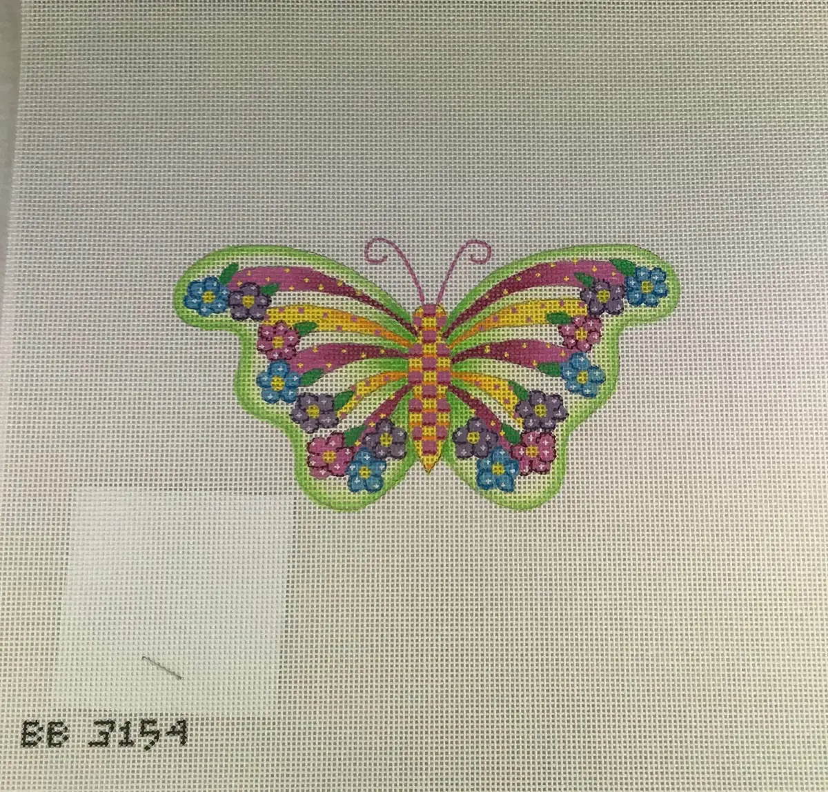 Kirk & Bradley Bb3154 Yellow & Pink Butterfly 1