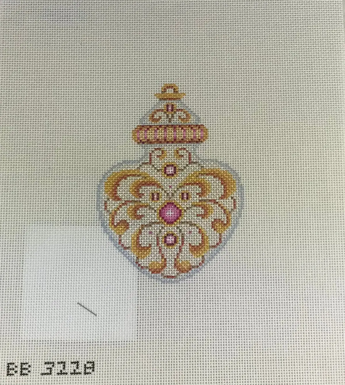 * Sale - Kirk & Bradley Bb3228 Light Rose Jewels Ornament 1