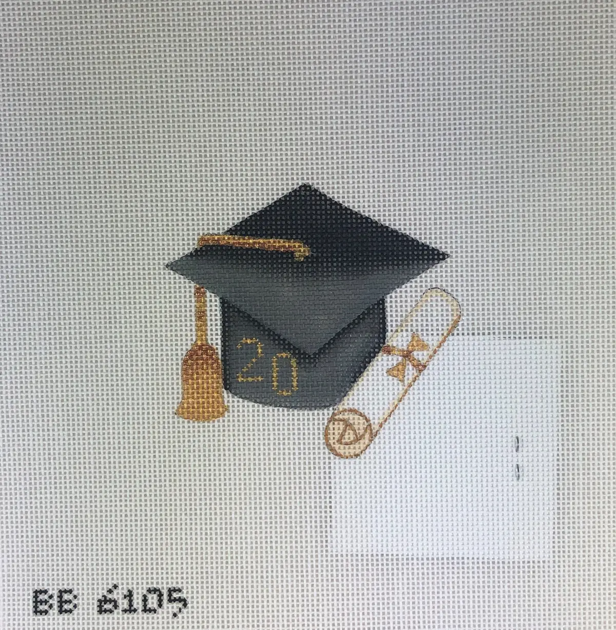 Burnett & Bradley Bb6105 Graduation Cap - Black W/ Yellow 1