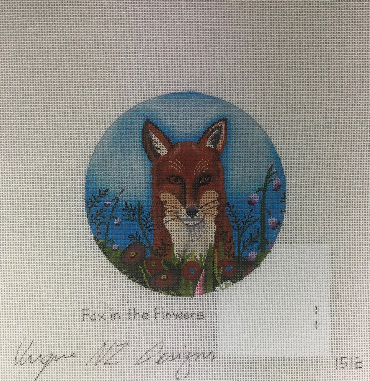 Unique Nz Designs 1512 Fox In The Flowers 1