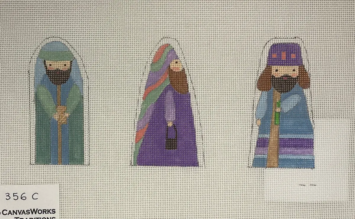 * Canvasworks Traditions 356C Three Kings Nativity 1