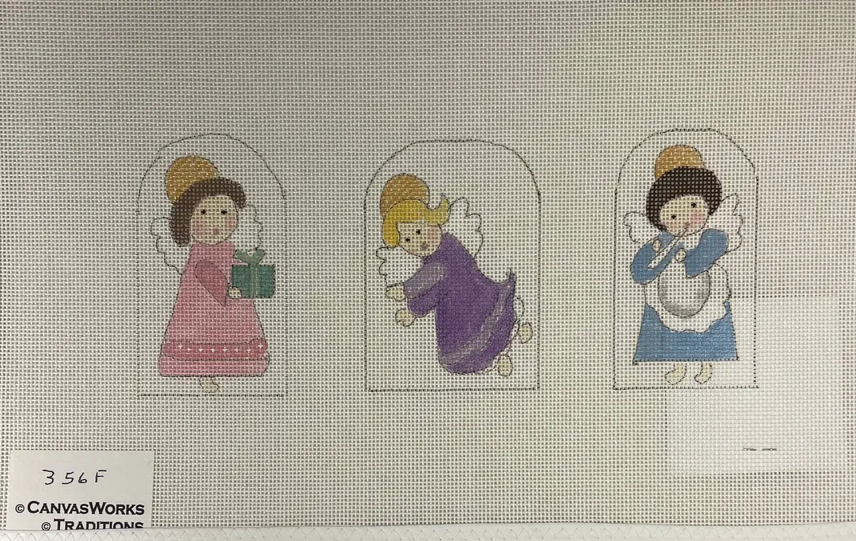 Canvasworks Traditions 356F More Angels For The Nativity 1
