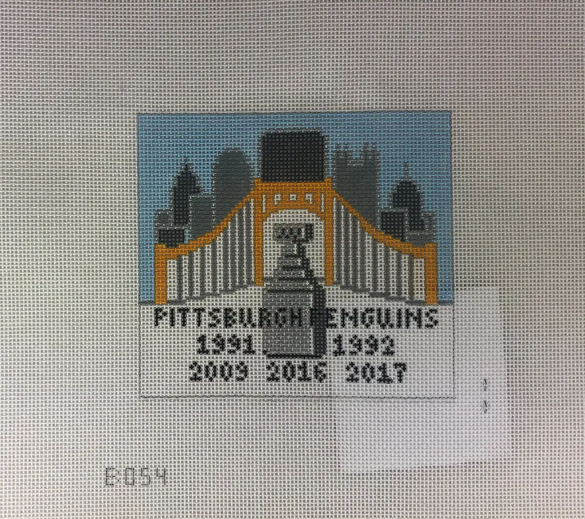 * Lauren Bloch Designs B-054 Pittsburgh Pens Skyline 1