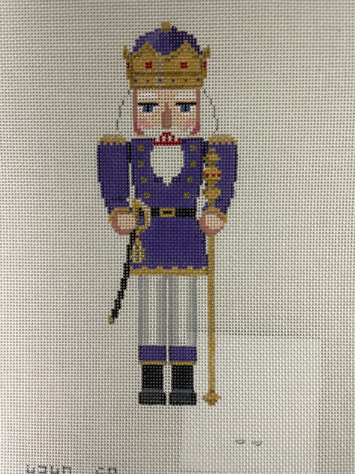 Susan Roberts Needlepoint Designs 4340 Nutcracker- Purple King 1