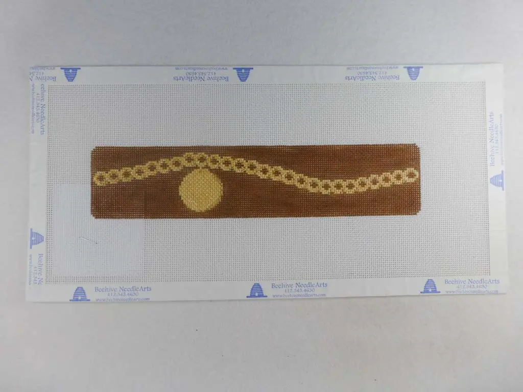* Sale- Rachel Donley Needlepoint Rd10 Gold Charm Bracelet 1