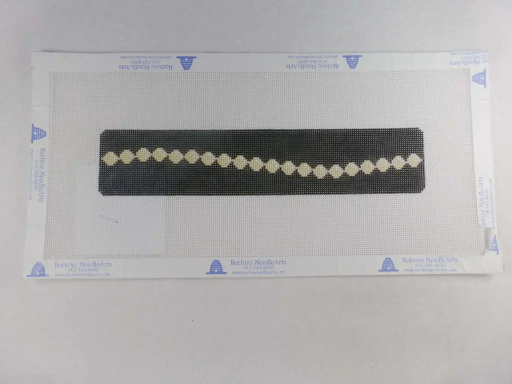 Rachel Donley Needlepoint Rd11 Black Pearl Bracelet 1