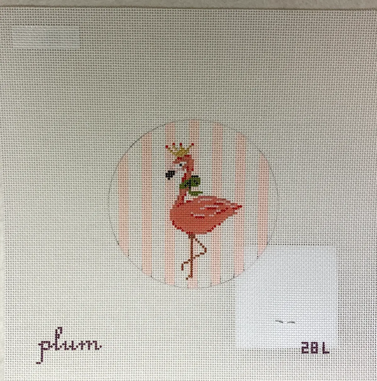 * The Plum Stitchery 28L Flamingo 1