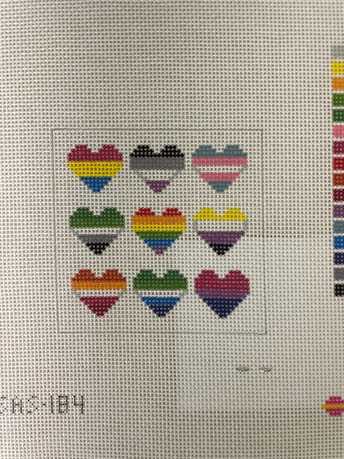 * Saturnalia Stitching 0184 Pride Heart Mosaic 1
