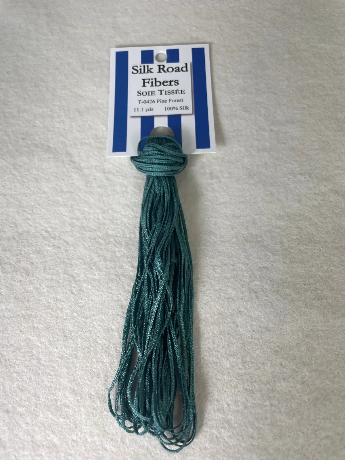 Silk Road Fibers T-0426 Pine Forest Soie Tissee 1