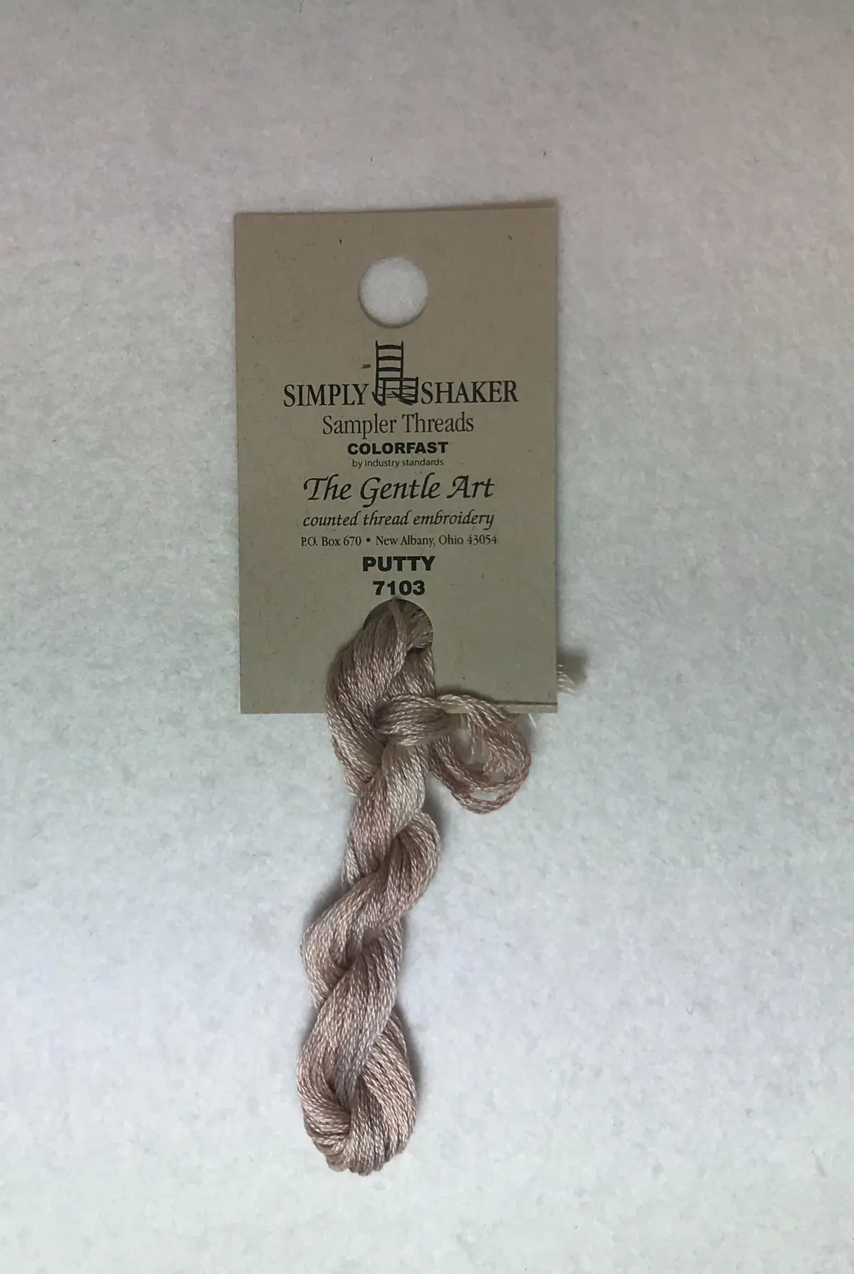 Sampler Threads 7103 Putty 1