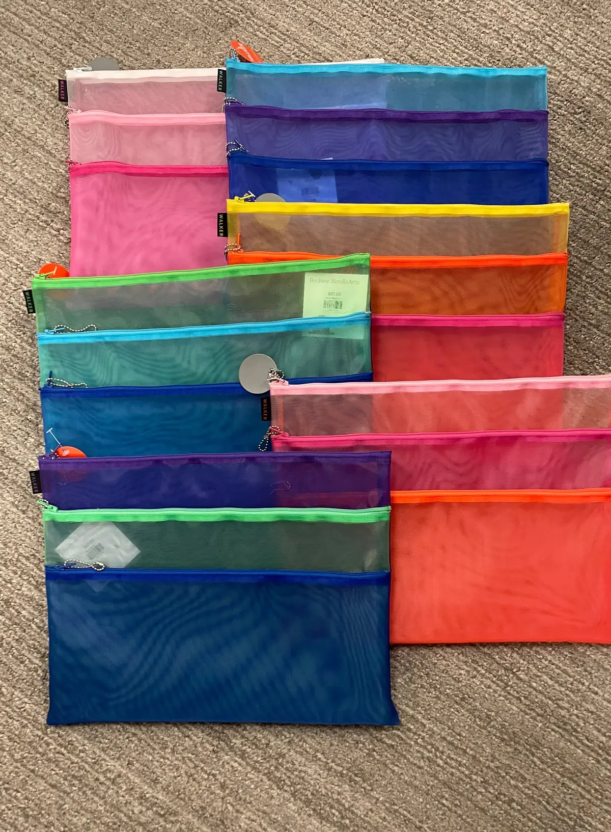 Walker Bags11x14 Triple Zipper 1