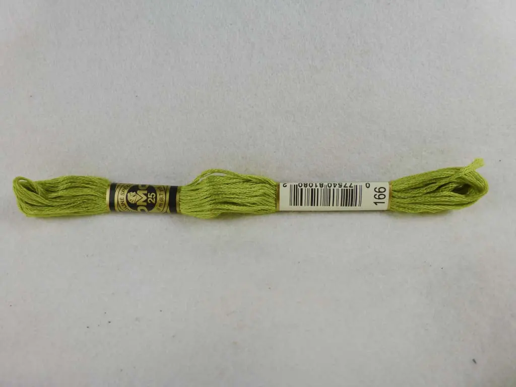 Dmc Floss 166 Medium Light Moss Green 1