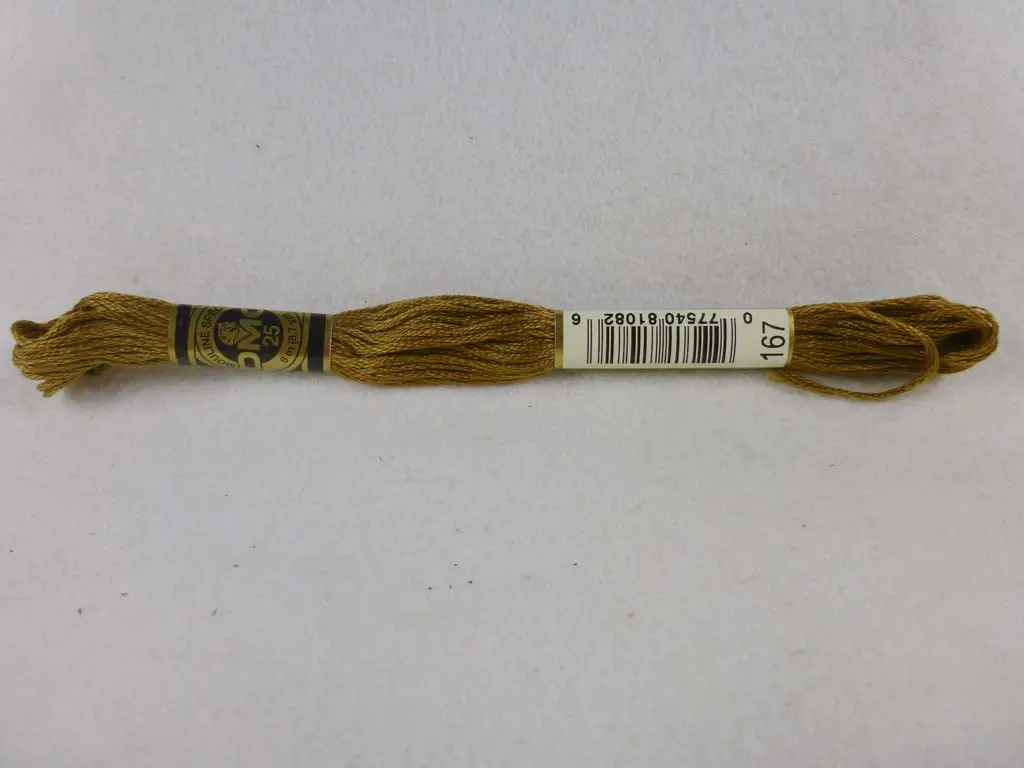 Dmc Floss 167 Very Dark Yellow Beige 1