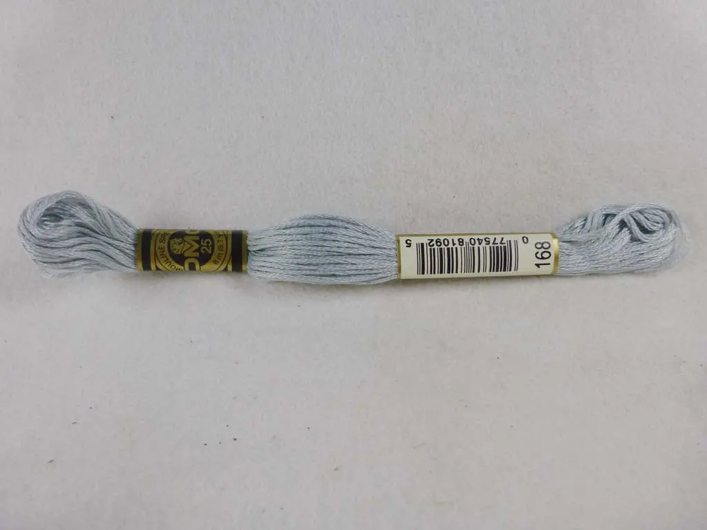 Dmc Floss 168 Very Light Pewter 1
