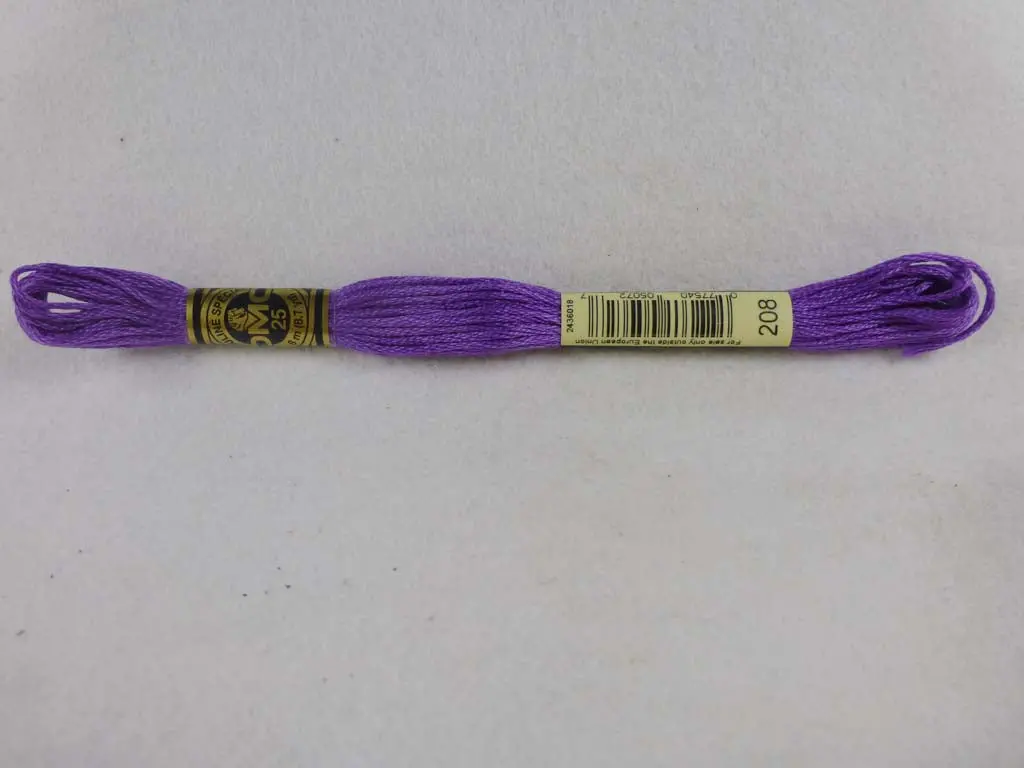 Dmc Floss 208 Very Dark Lavender 1