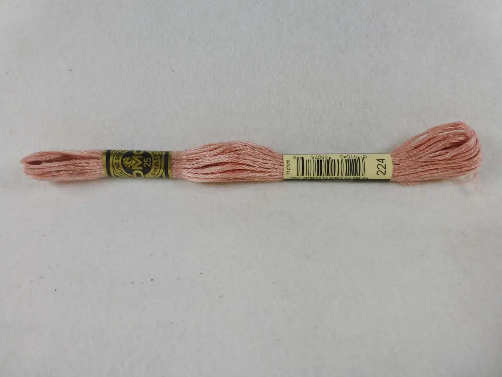 Dmc Floss 224 Very Light Shell Pink 1