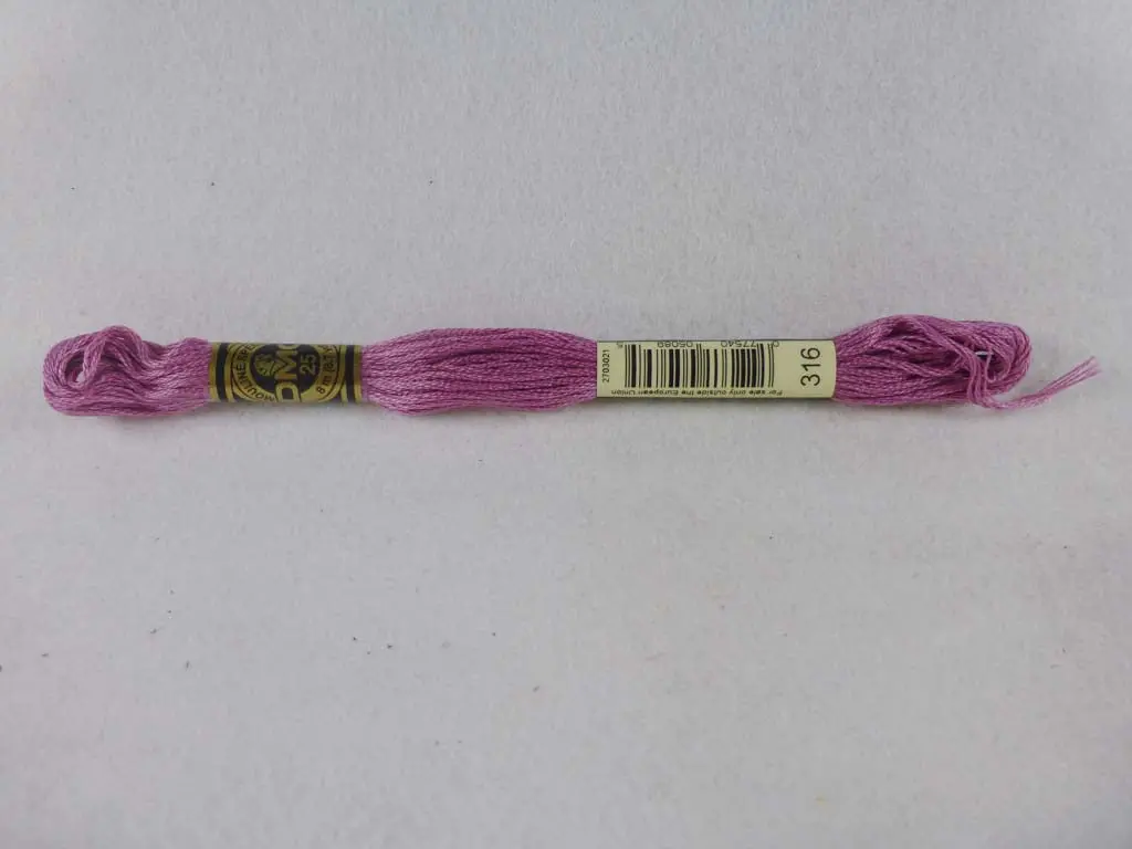 Dmc Floss 316 Medium Antique Mauve 1