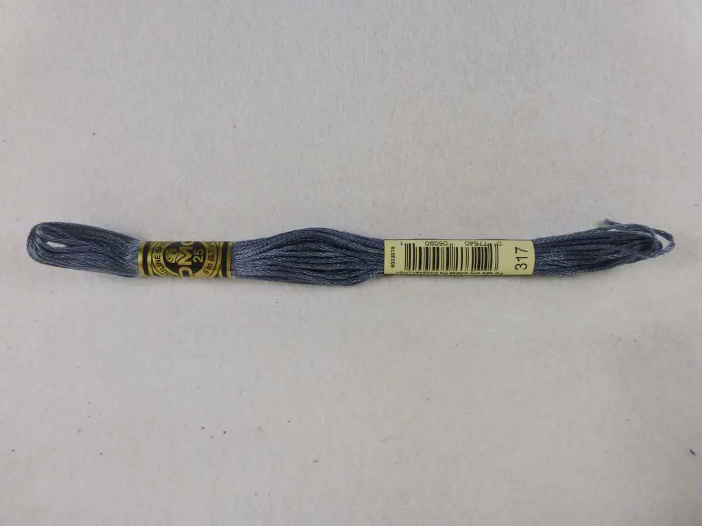 Dmc Floss 317 Pweter Gray 1