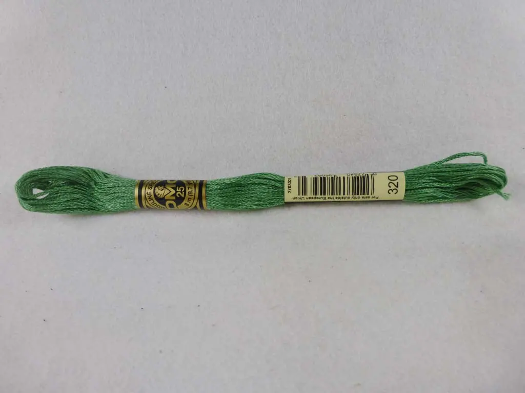 Dmc Floss 320 Medium Pistachio Green 1