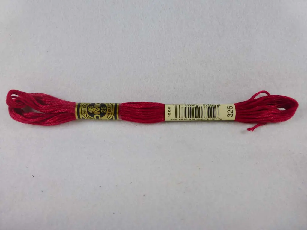 Dmc Floss 326 Very Dark Rose 1