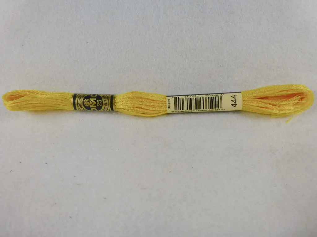 Dmc Floss 444 Dark Lemon 1