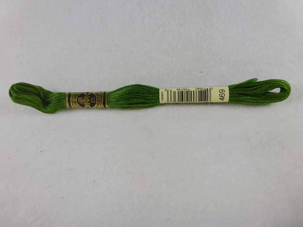 Dmc Floss 469 Avocado Green 1
