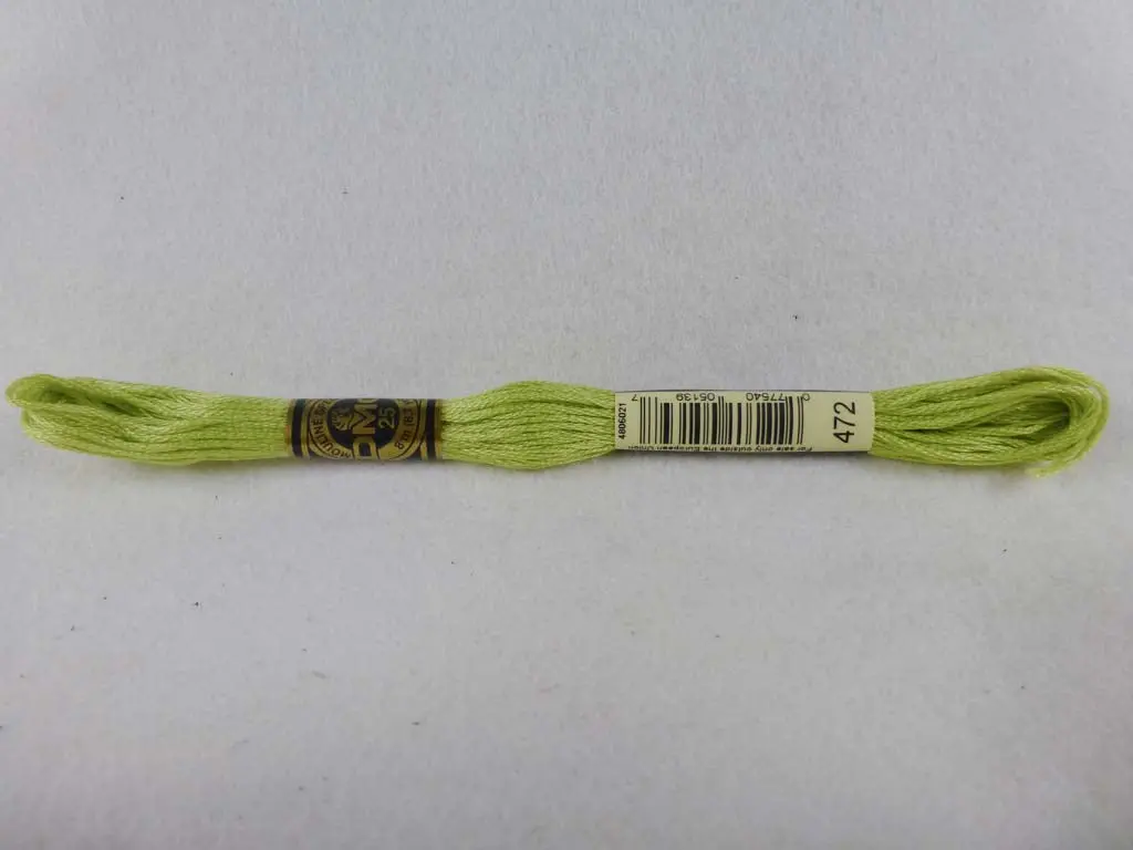 Dmc Floss 472 Ultra Light Avocado Green 1