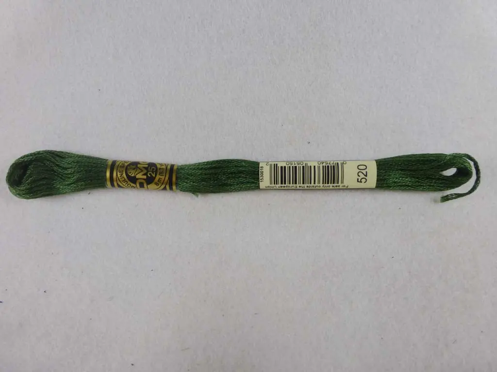 Dmc Floss 520 Dark Fern Green 1