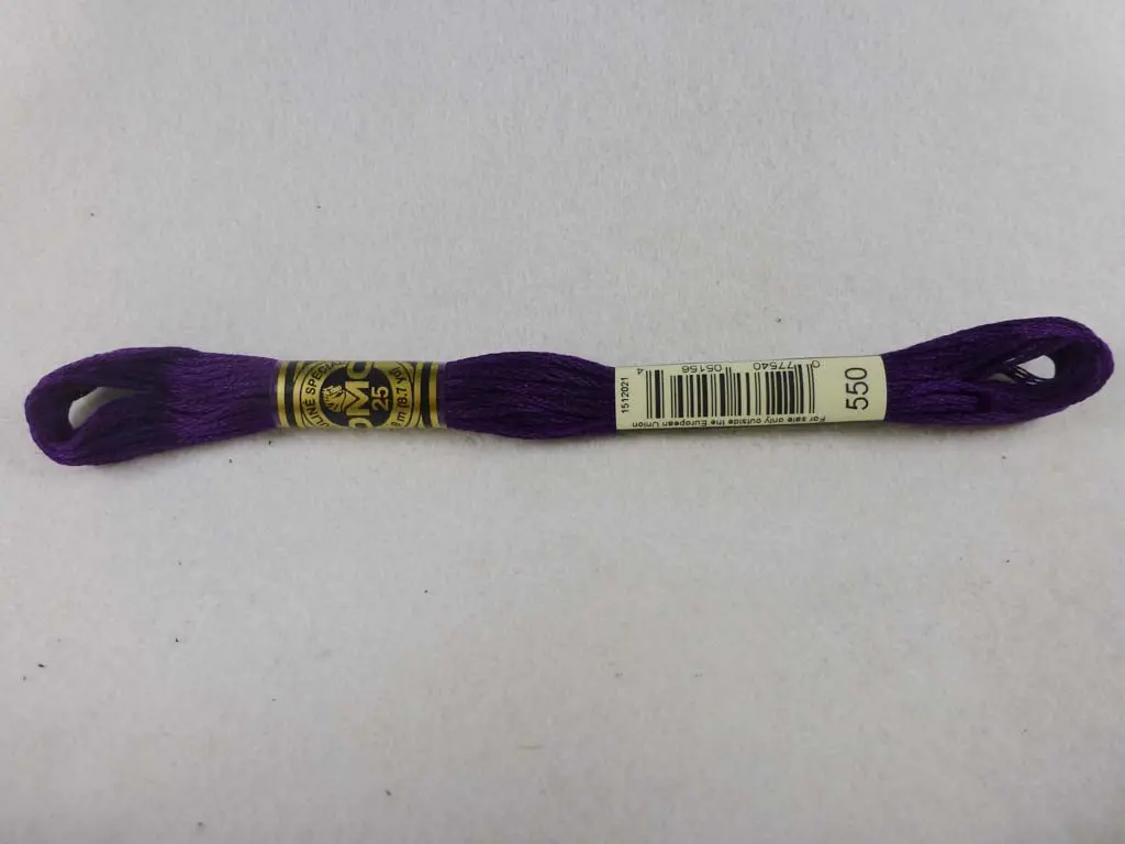 Dmc Floss 550 Very Dark Violet 1