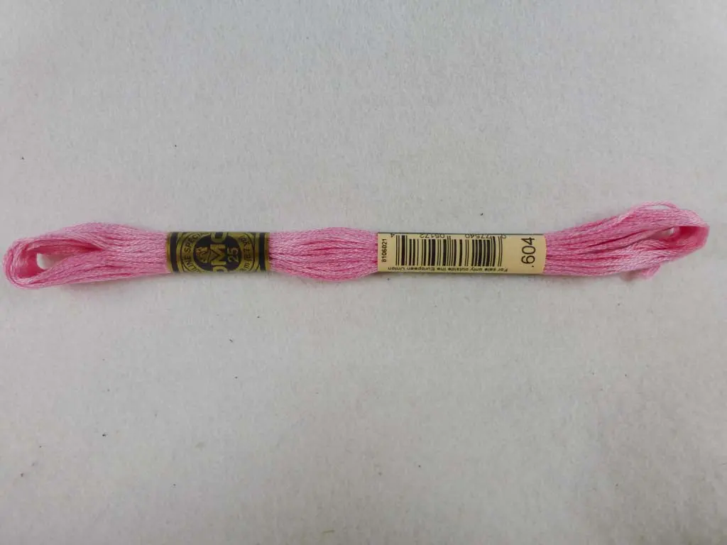Dmc Floss 604 Light Cranberry 1