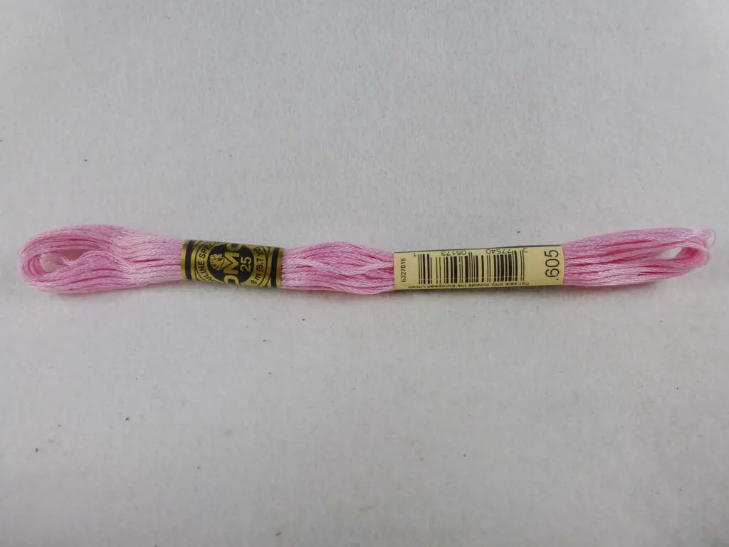 Dmc Floss 605 Very Light Cranberry 1