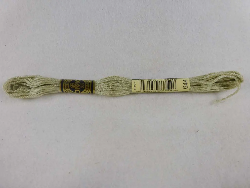 Dmc Floss 644 Medium Beige Gray 1
