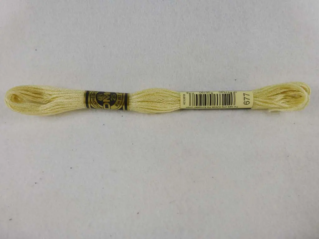 Dmc Floss 677 Very Light Old Gold 1