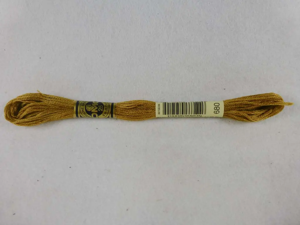 Dmc Floss 680 Dark Old Gold 1