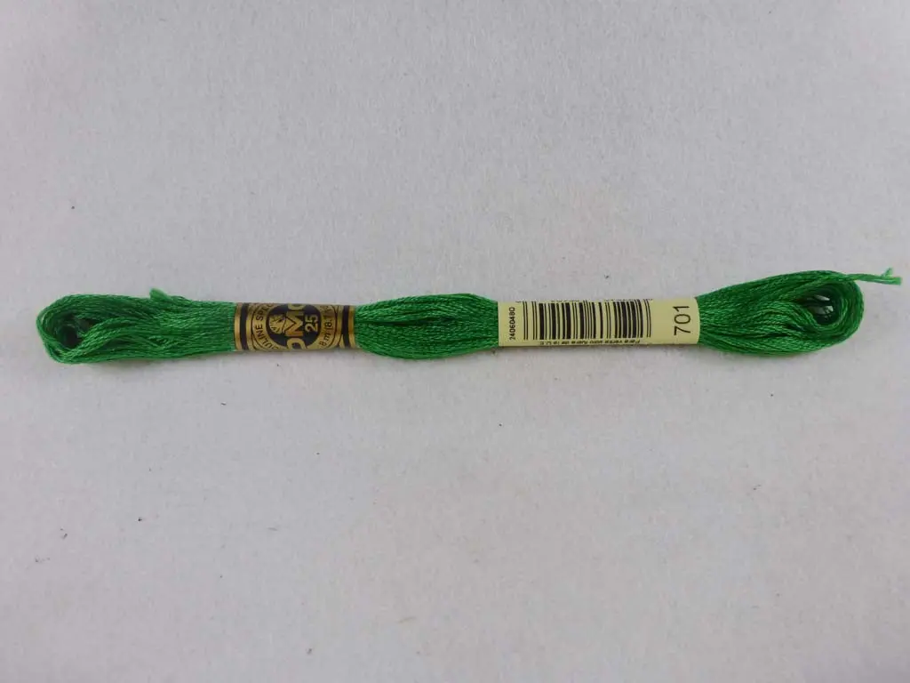 Dmc Floss 701 Light Green 1