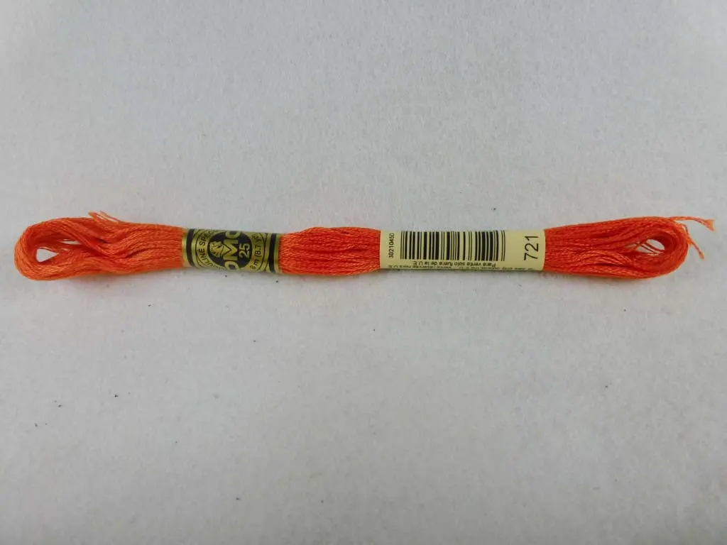 Dmc Floss 721 Medium Orange Spice 1