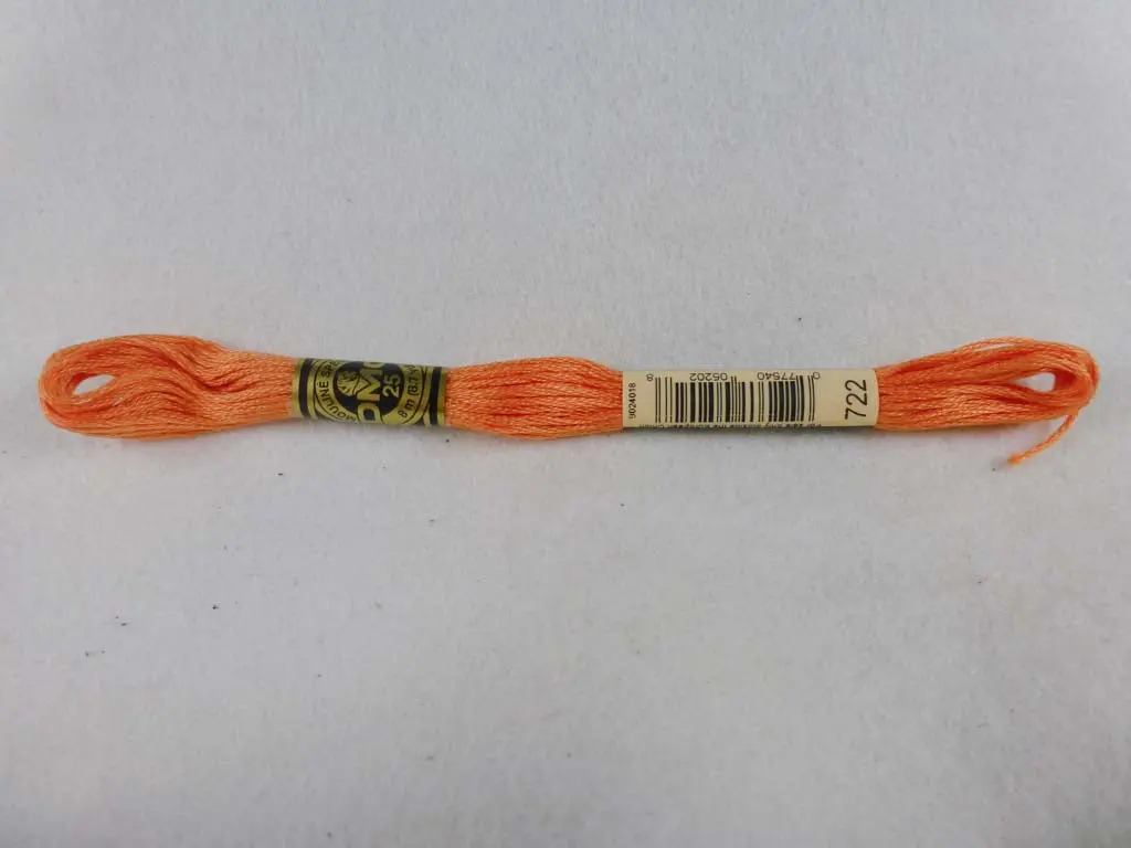 Dmc Floss 722 Light Orange Spice 1