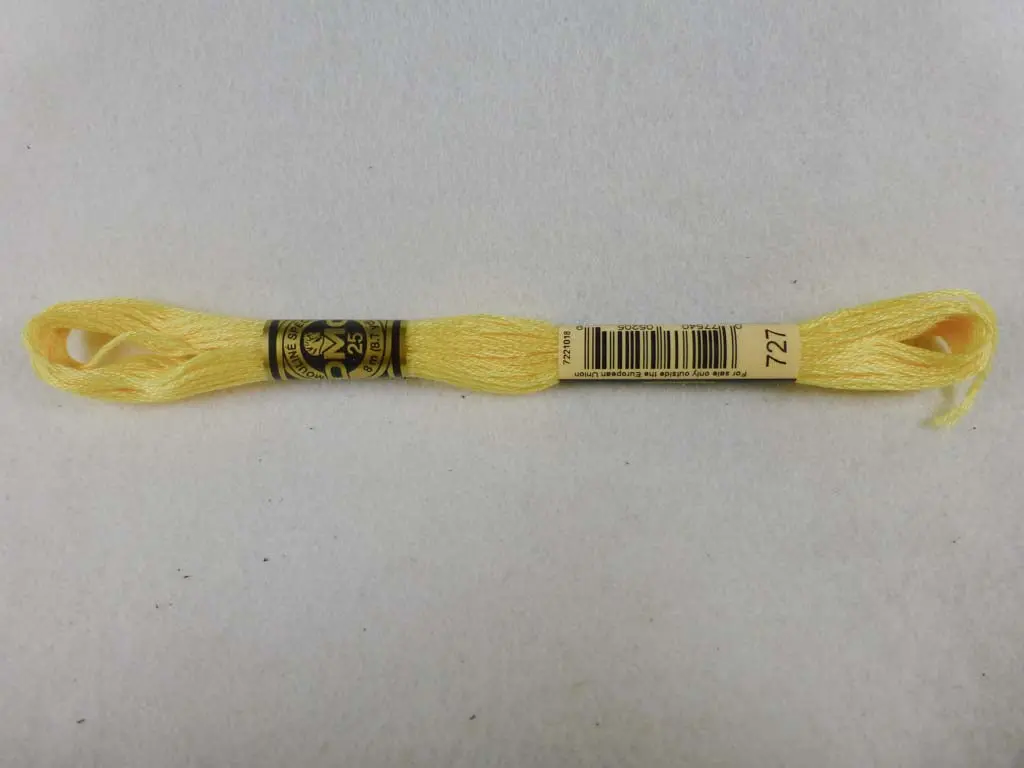Dmc Floss 727 Very Light Topaz 1