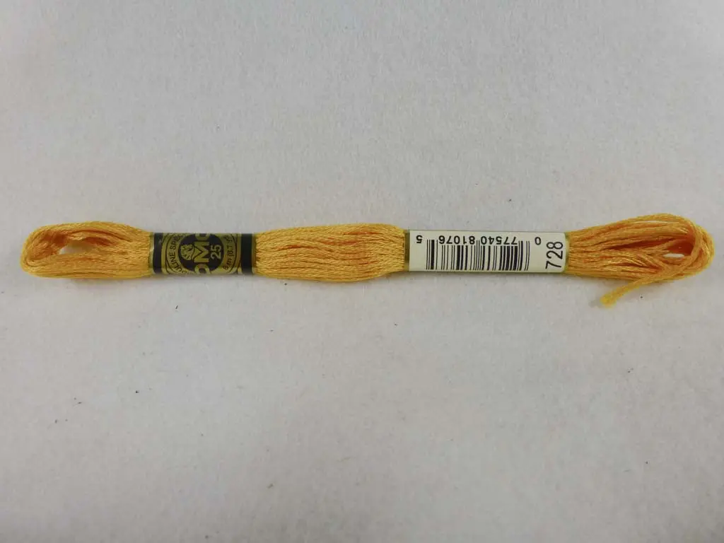 Dmc Floss 728 Topaz 1