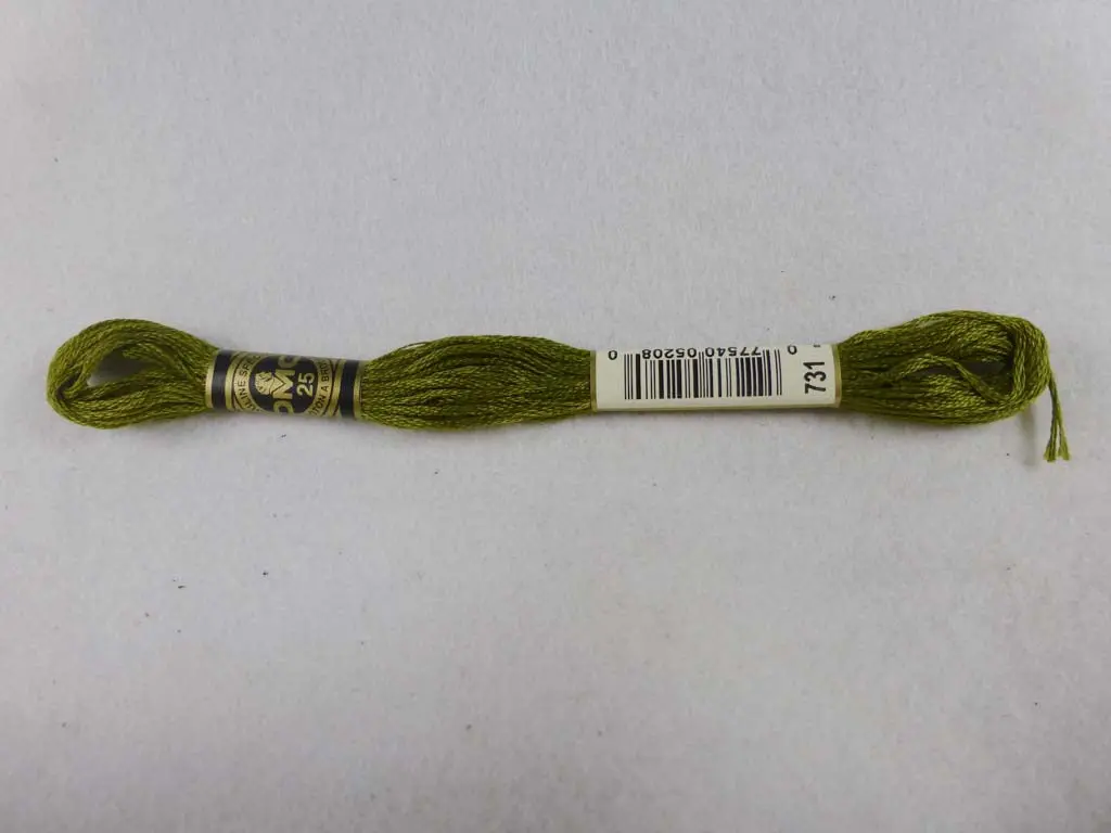 Dmc Floss 731 Dark Olive Green 1