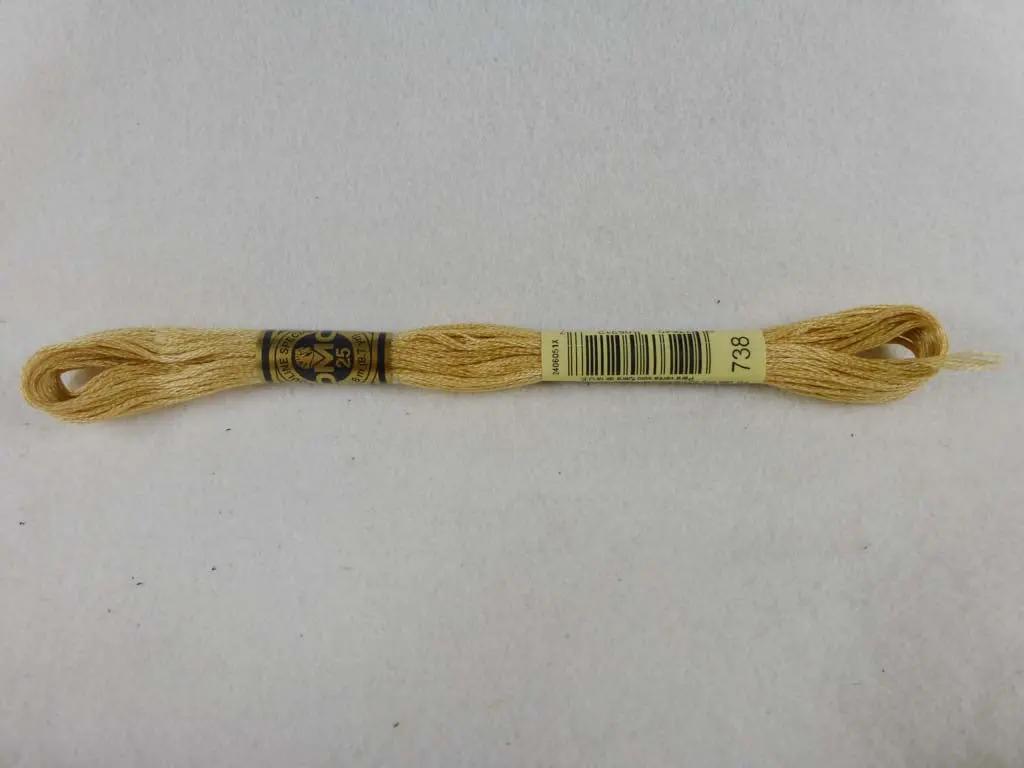 Dmc Floss 738 Very Light Tan 1