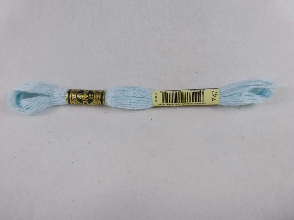 Dmc Floss 747 Very Light Sky Blue 1